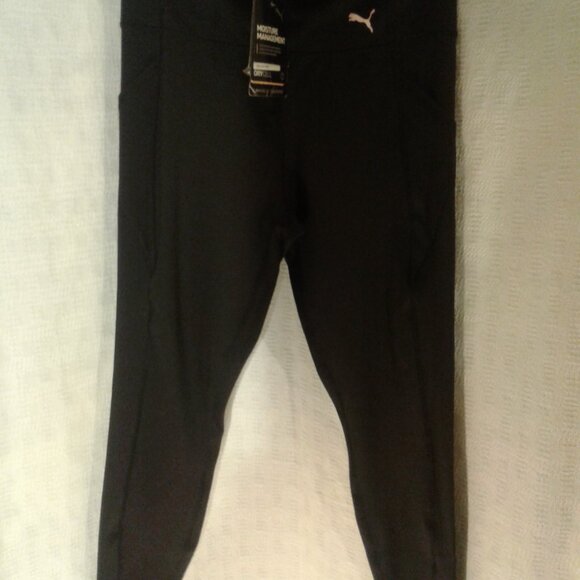 NEW! Puma Work-out Black Pants - Picture 2 of 3
